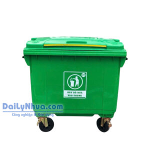 Thùng Rác 660 Lít – Nhựa HDPE