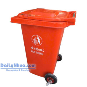 Thùng Rác Composite 240 Lít, Nắp Kín