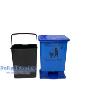 Thùng Rác Y Tế Nhỏ 8 Lít, Xanh Dương