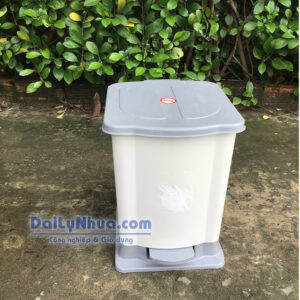 Thùng Rác Y Tế Nhỏ 8 Lít – Xám