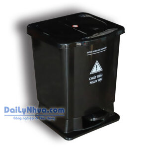 Thùng Rác Y Tế Lớn 20 Lít – Đen