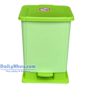 Thùng Rác Y Tế Lớn 20 Lít – Xanh Lá Nhạt