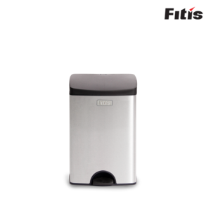 Thùng Rác Fitis Premium Đạp Vuông 15 Lít SPS1-901