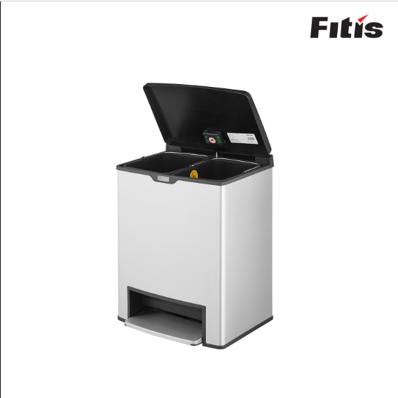 Thùng Rác Fitis Prime Đôi 26 Lít SPD1-901 - Hình ảnh 2