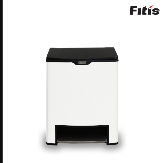 Thùng Rác Fitis Prime Đôi 26 Lít SPD1-901