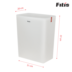 Thùng Rác Fitis Mono Chữ Nhật Lớn 20 Lít SMM1-901